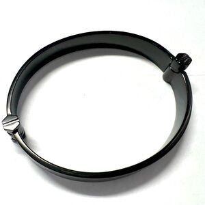 Black bangle bracelet ladies size